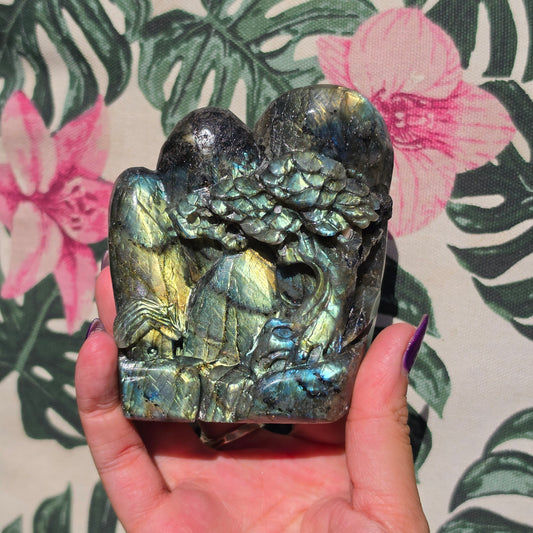 Labradorite Japanese garden 1
