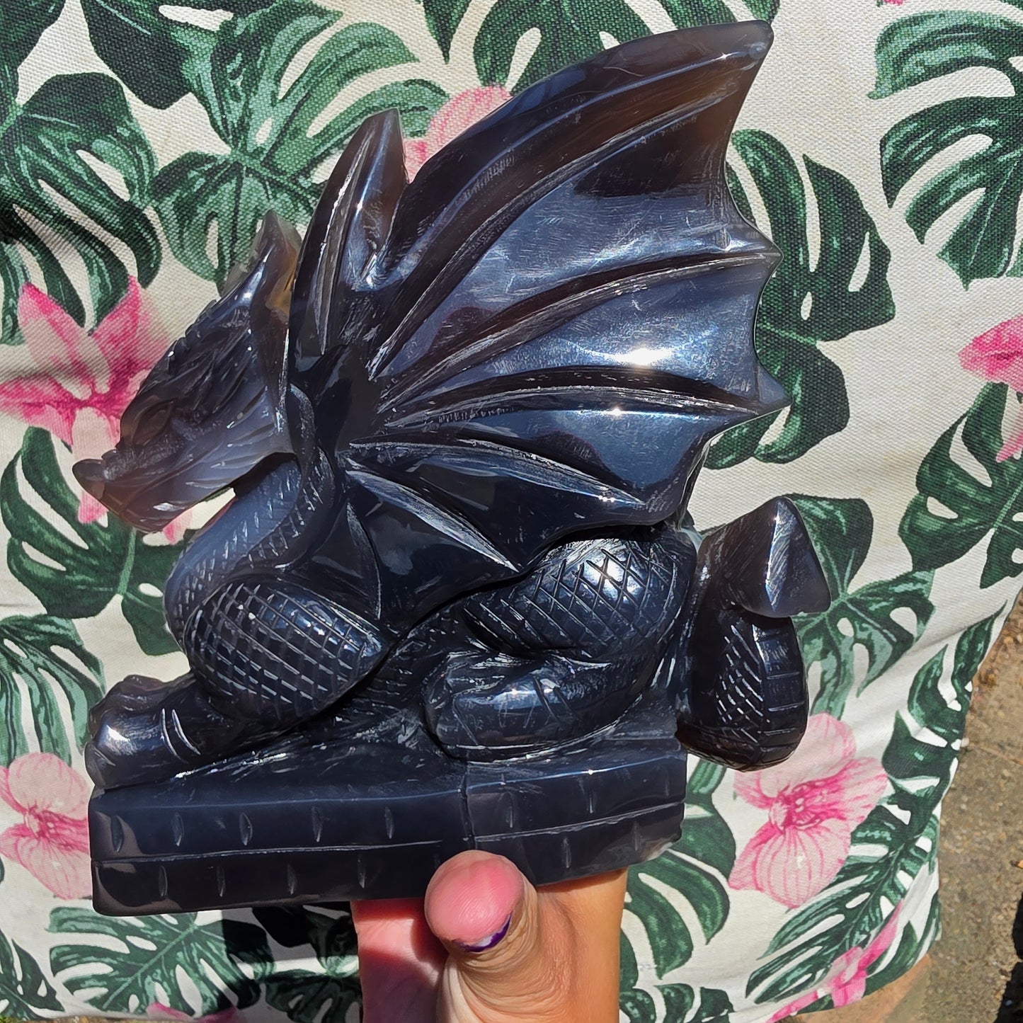Agate/ amethist dragon