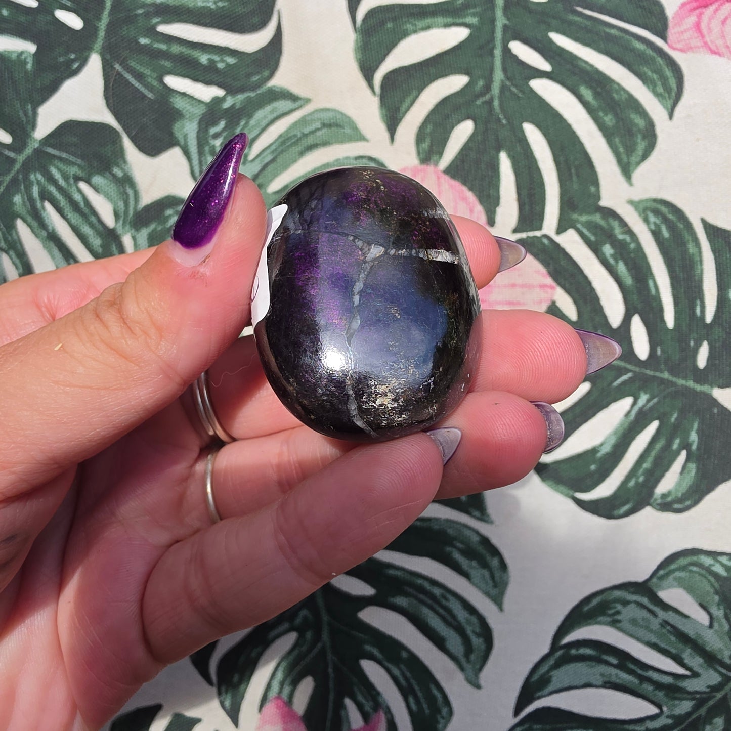 Purpurite palmstone 16