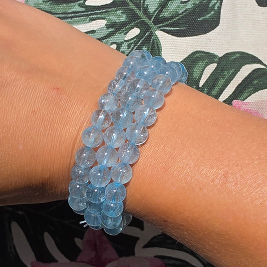 Blue topaz bracelet