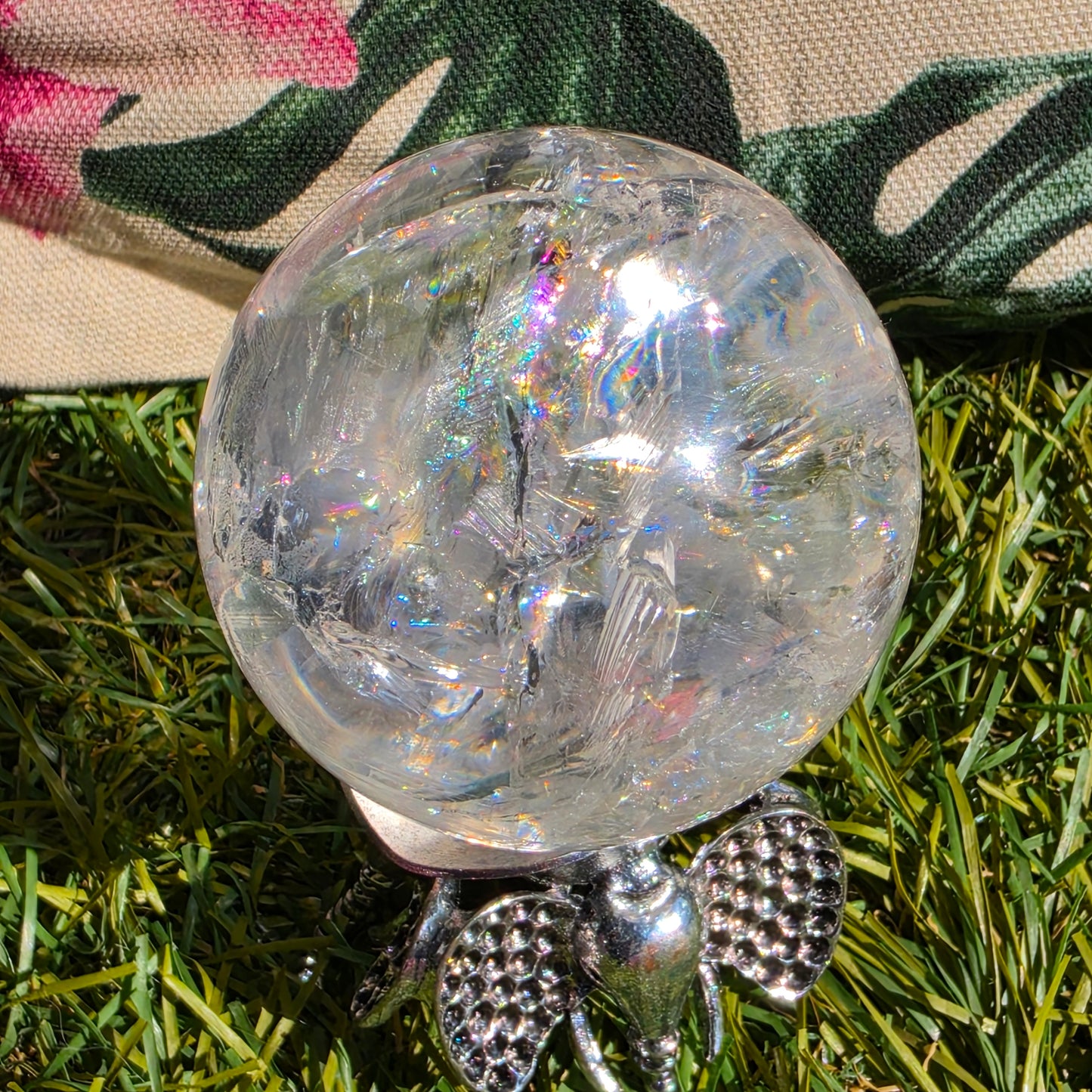 Clear quarts sphere 2