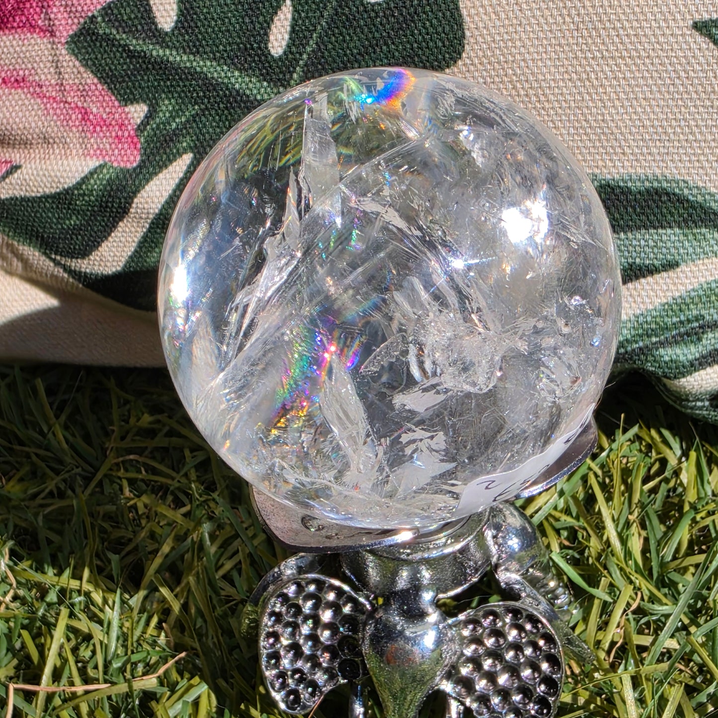 Clear quarts sphere 2