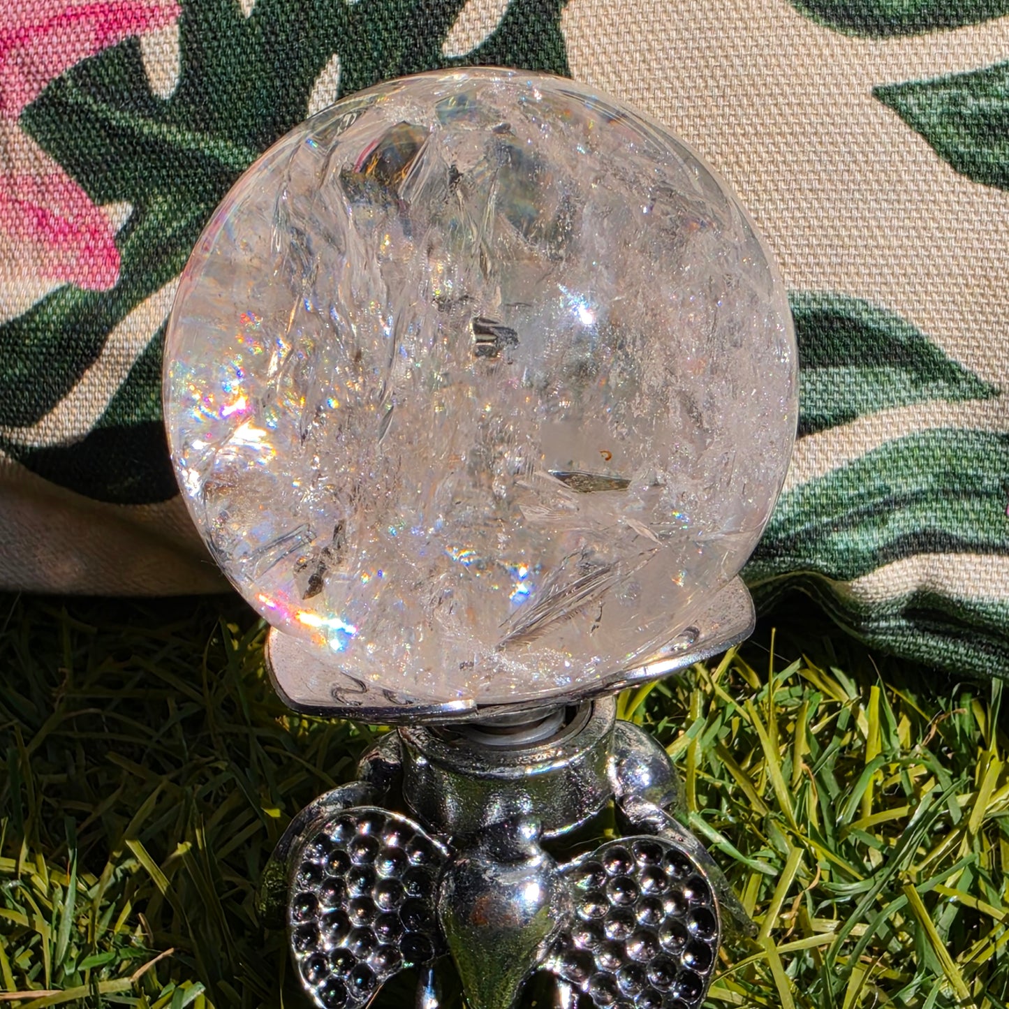 clear quarts sphere 3