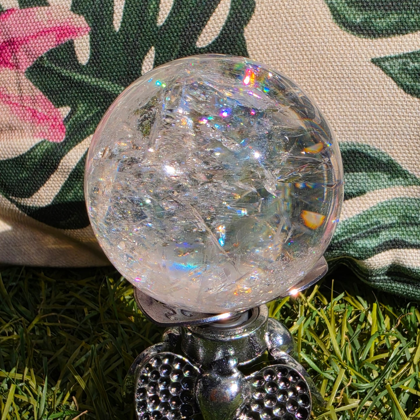 clear quarts sphere 3
