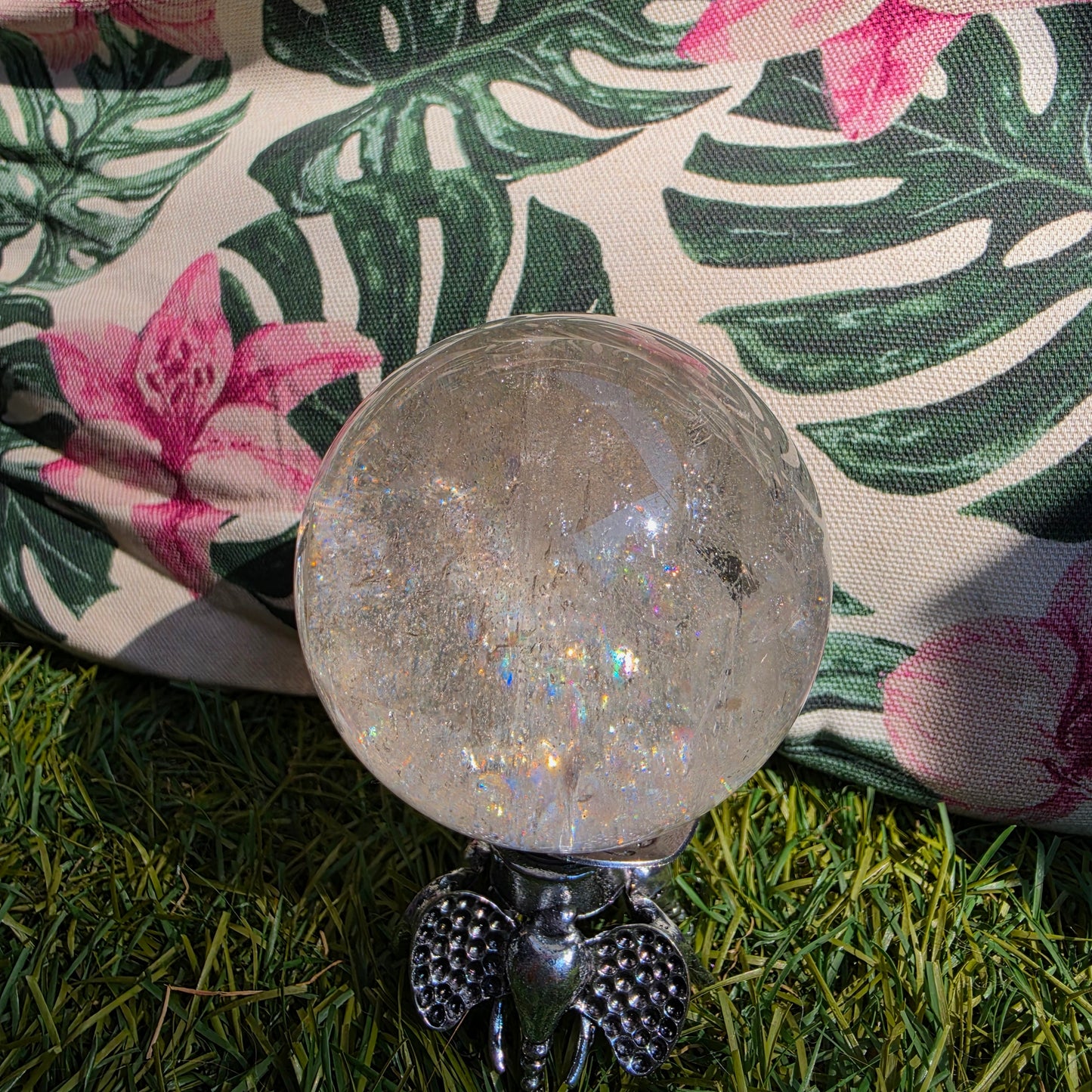 clear quarts sphere 5