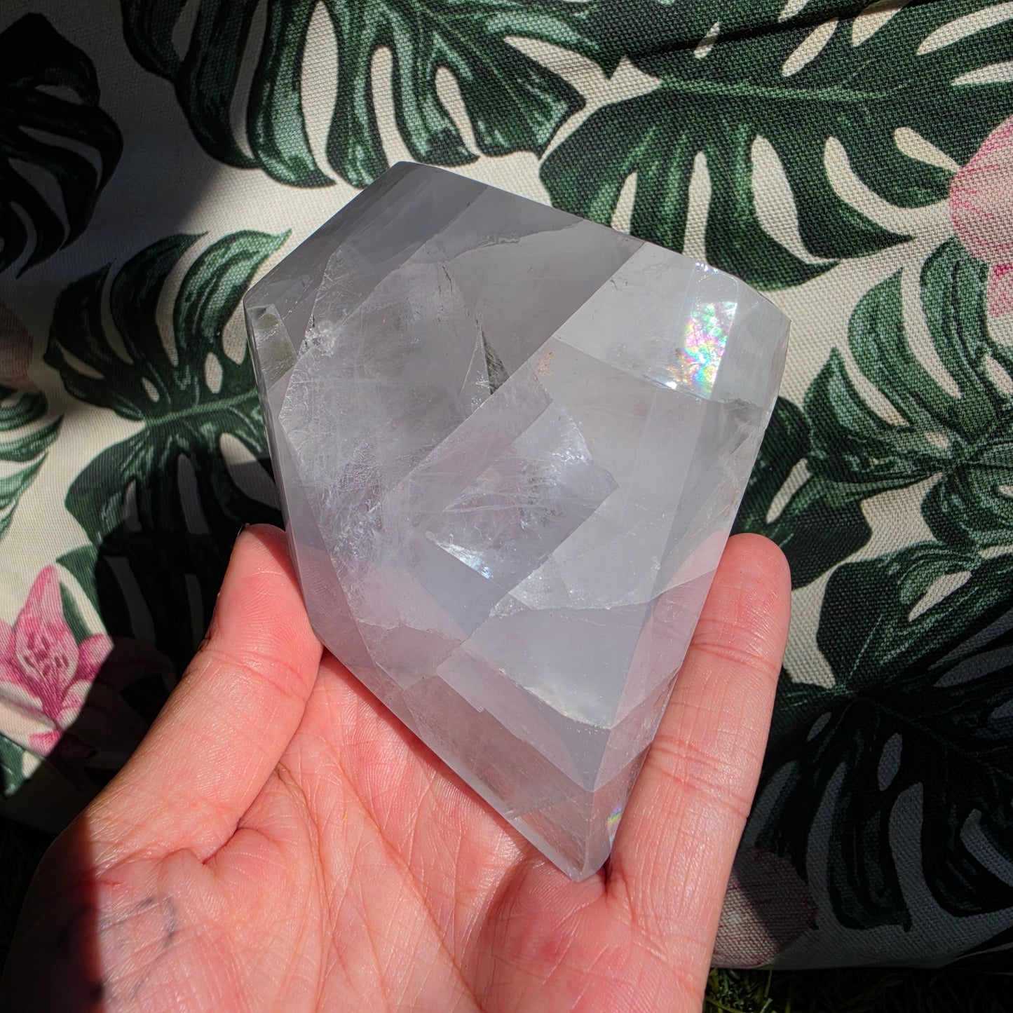 Madagascar blue optical calcite freeform 8