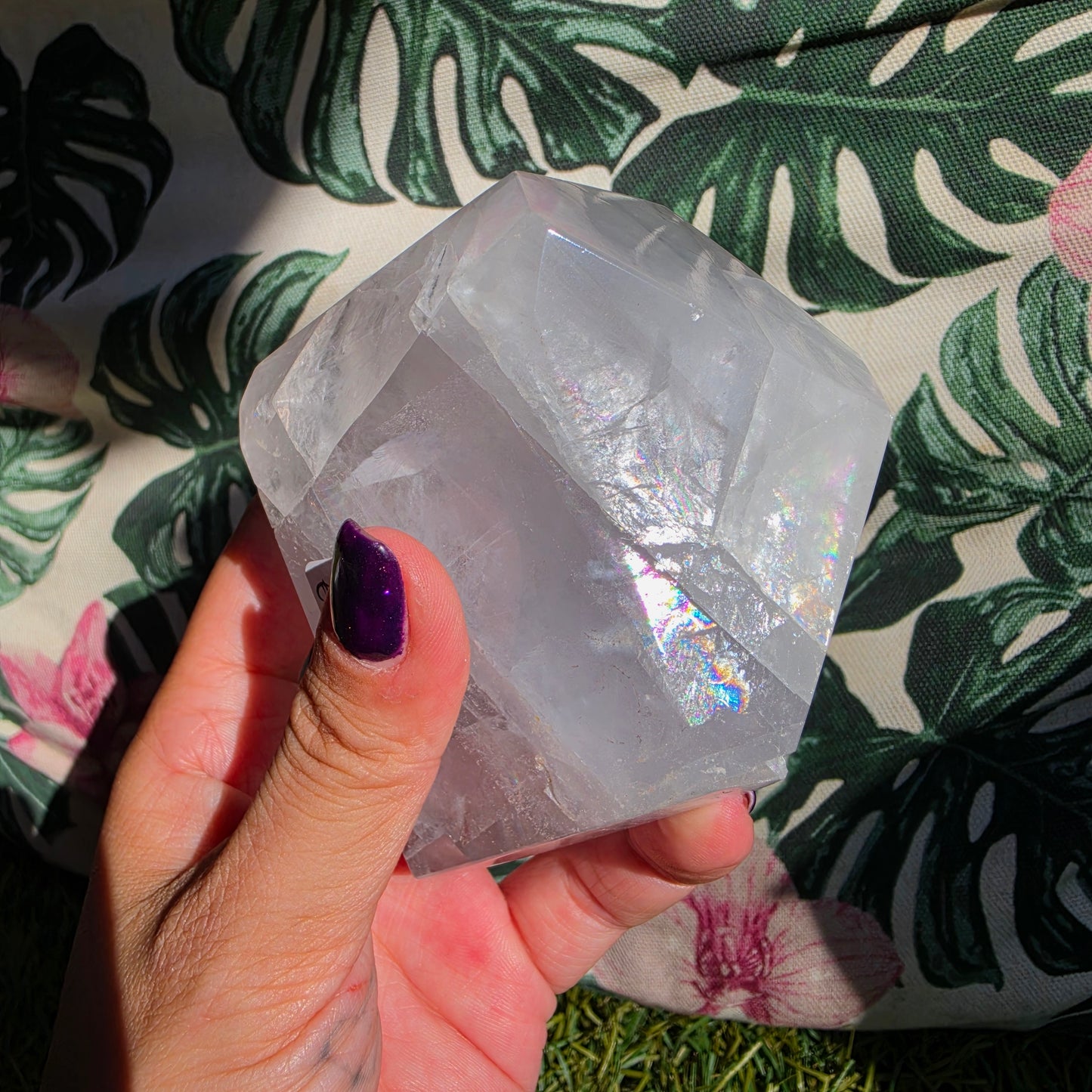 Madagascar blue optical calcite freeform 8