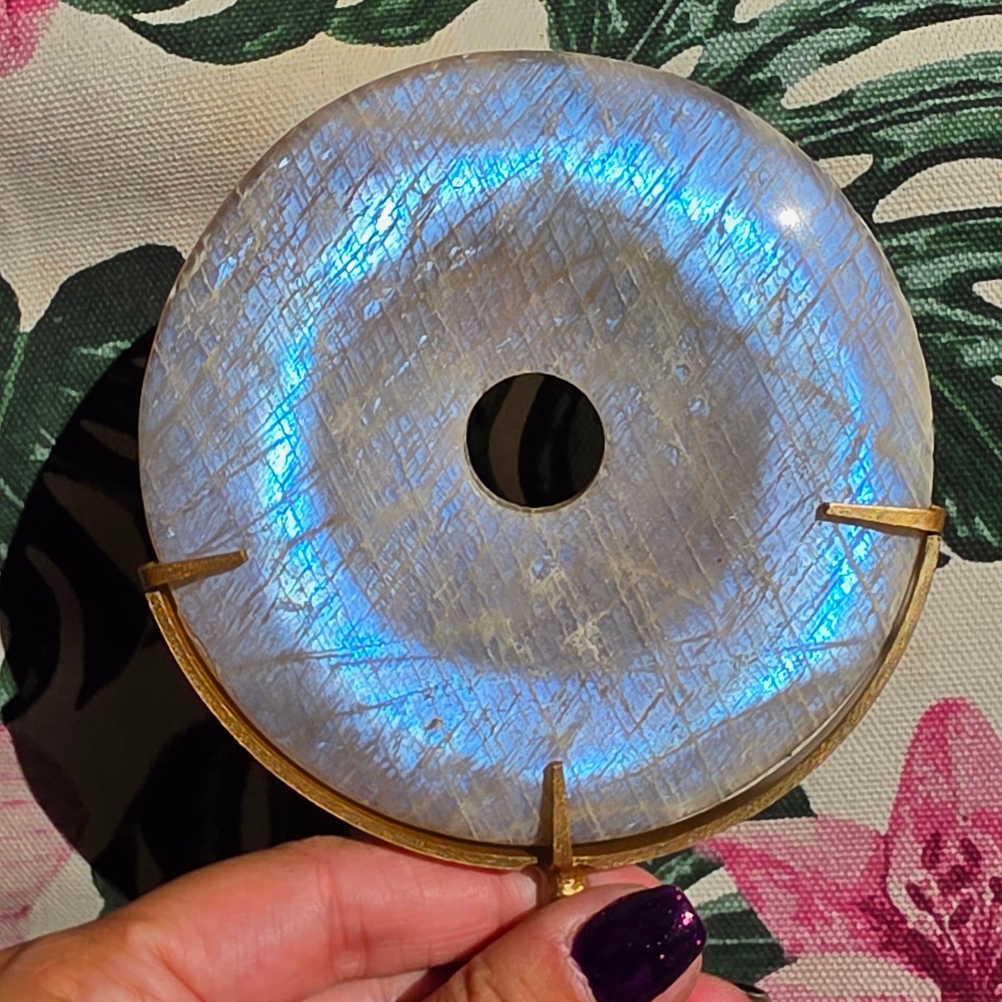 moonstone donut on stand 1