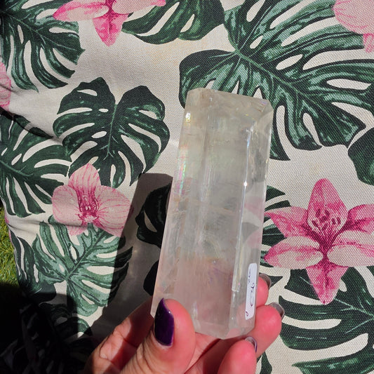 clear optical calcite freeform 8
