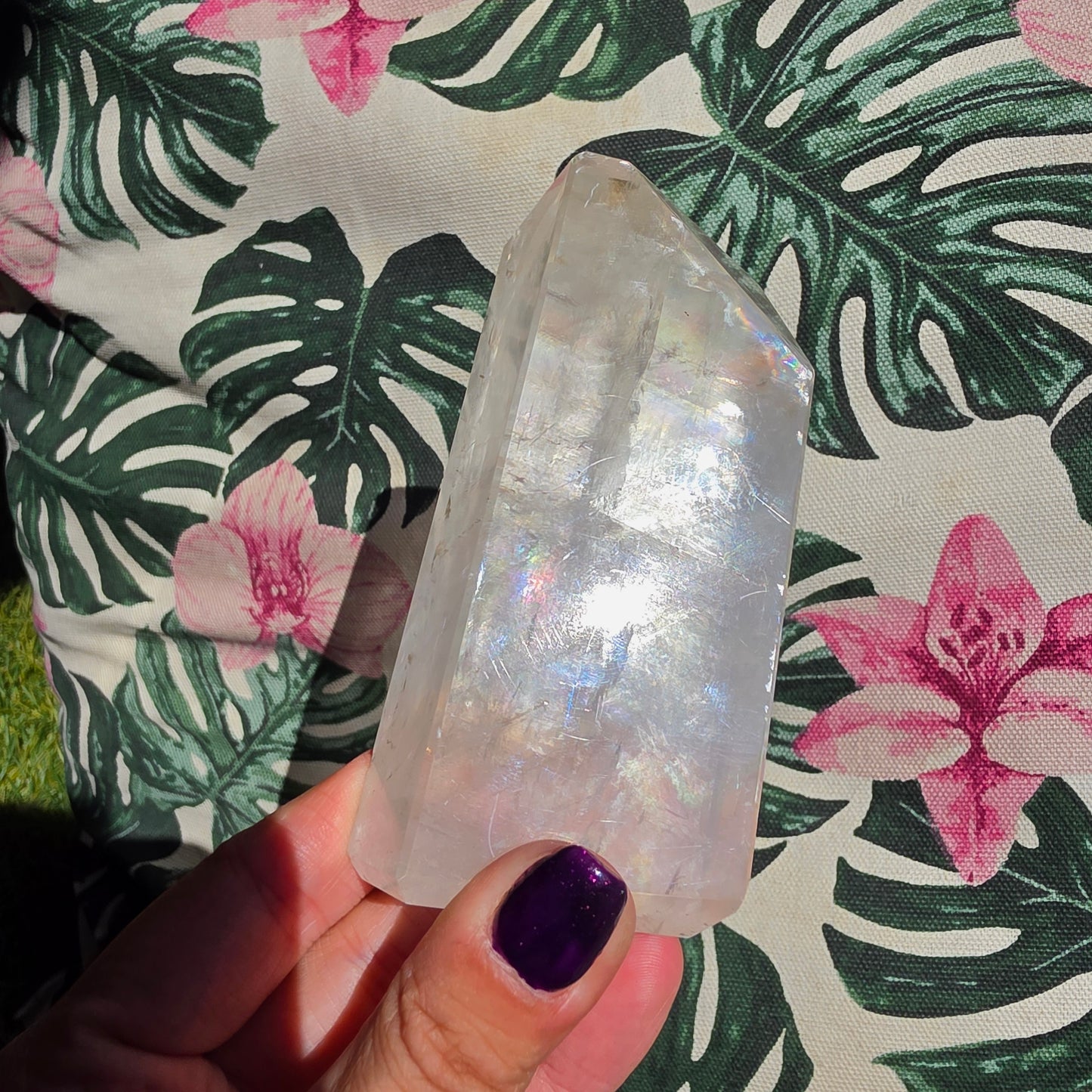 clear optical calcite freeform 8