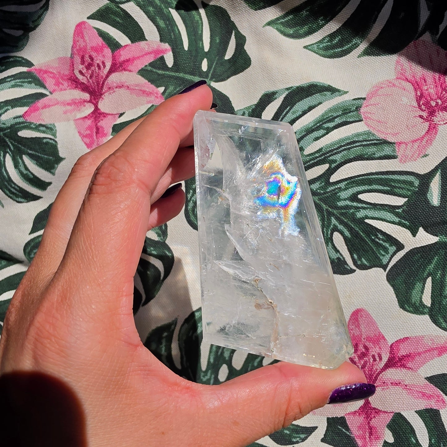 clear optical calcite freeform 17