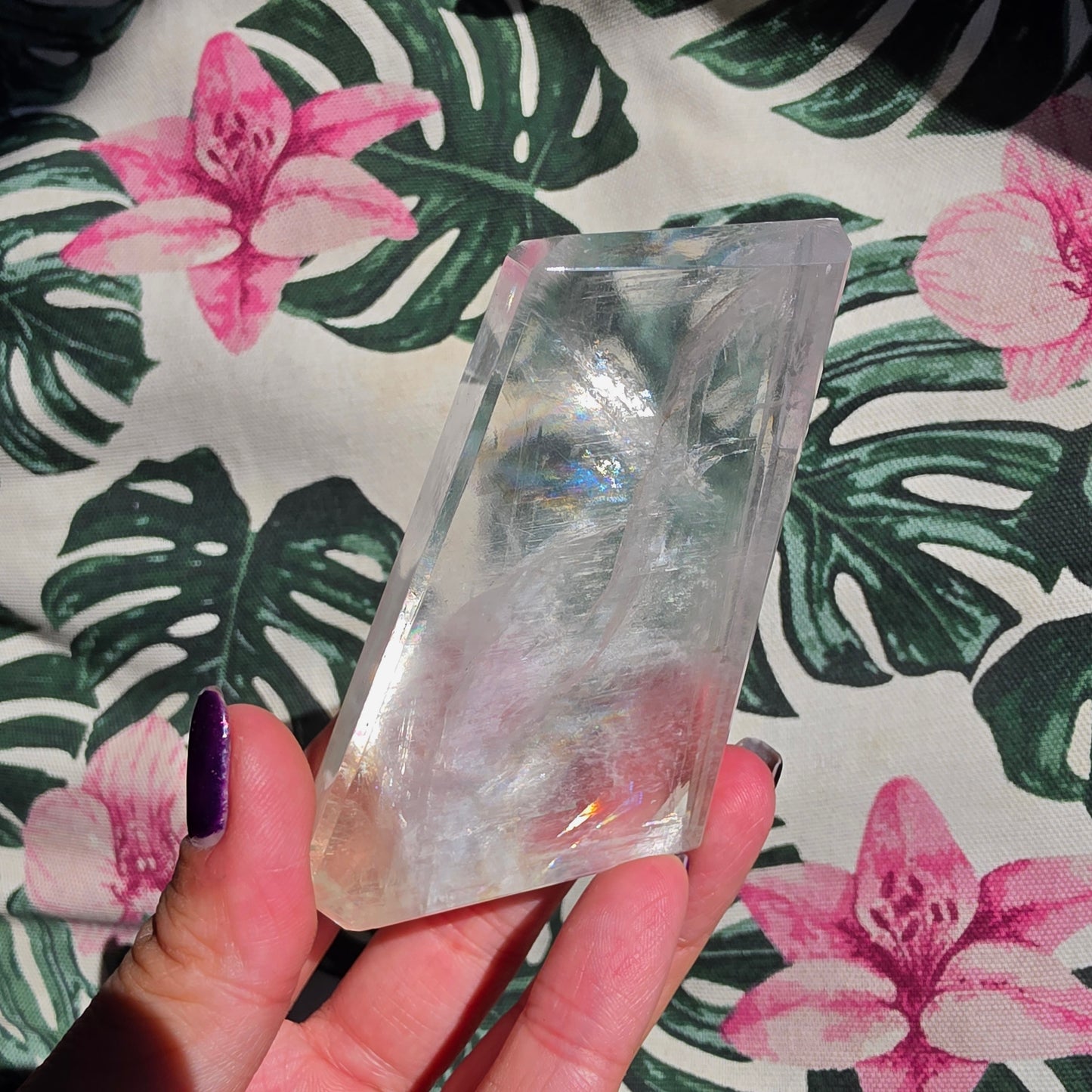 clear optical calcite freeform 17