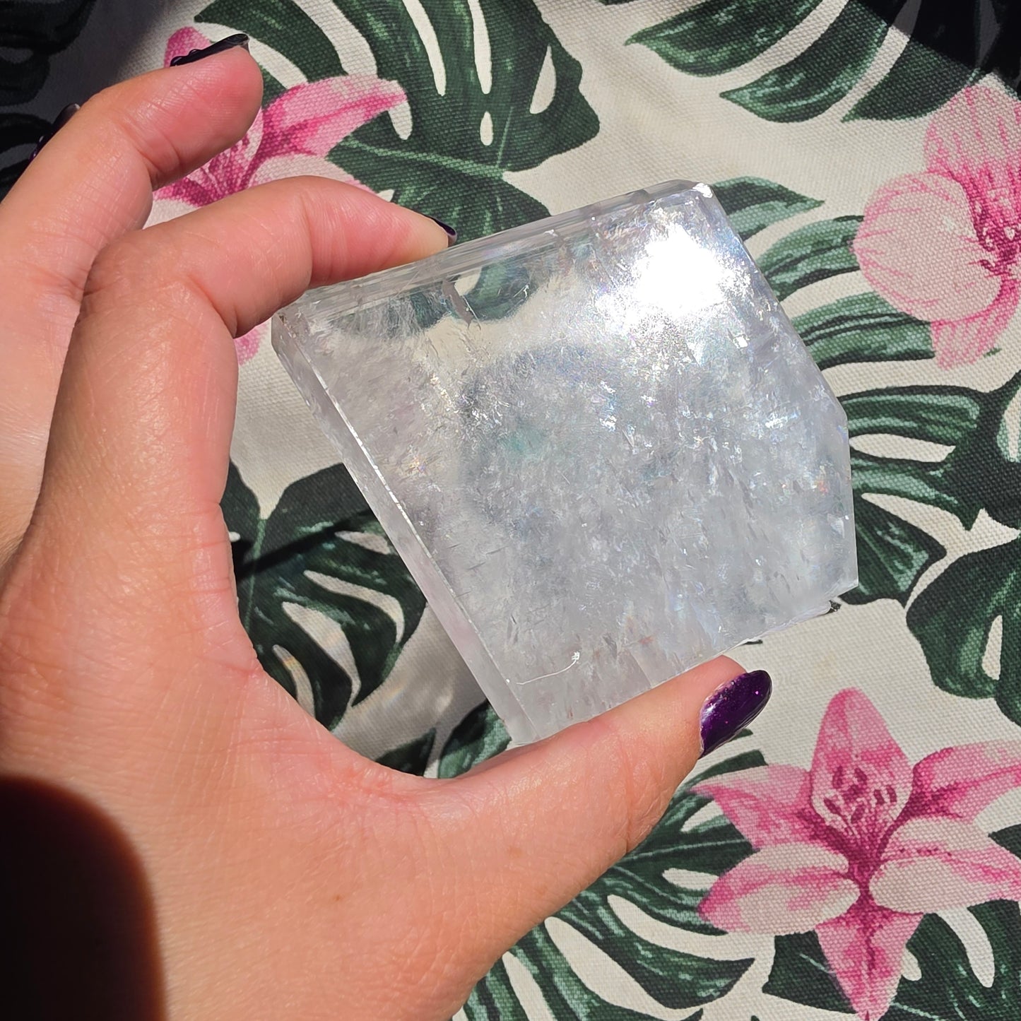 clear optical calcite freeform 19