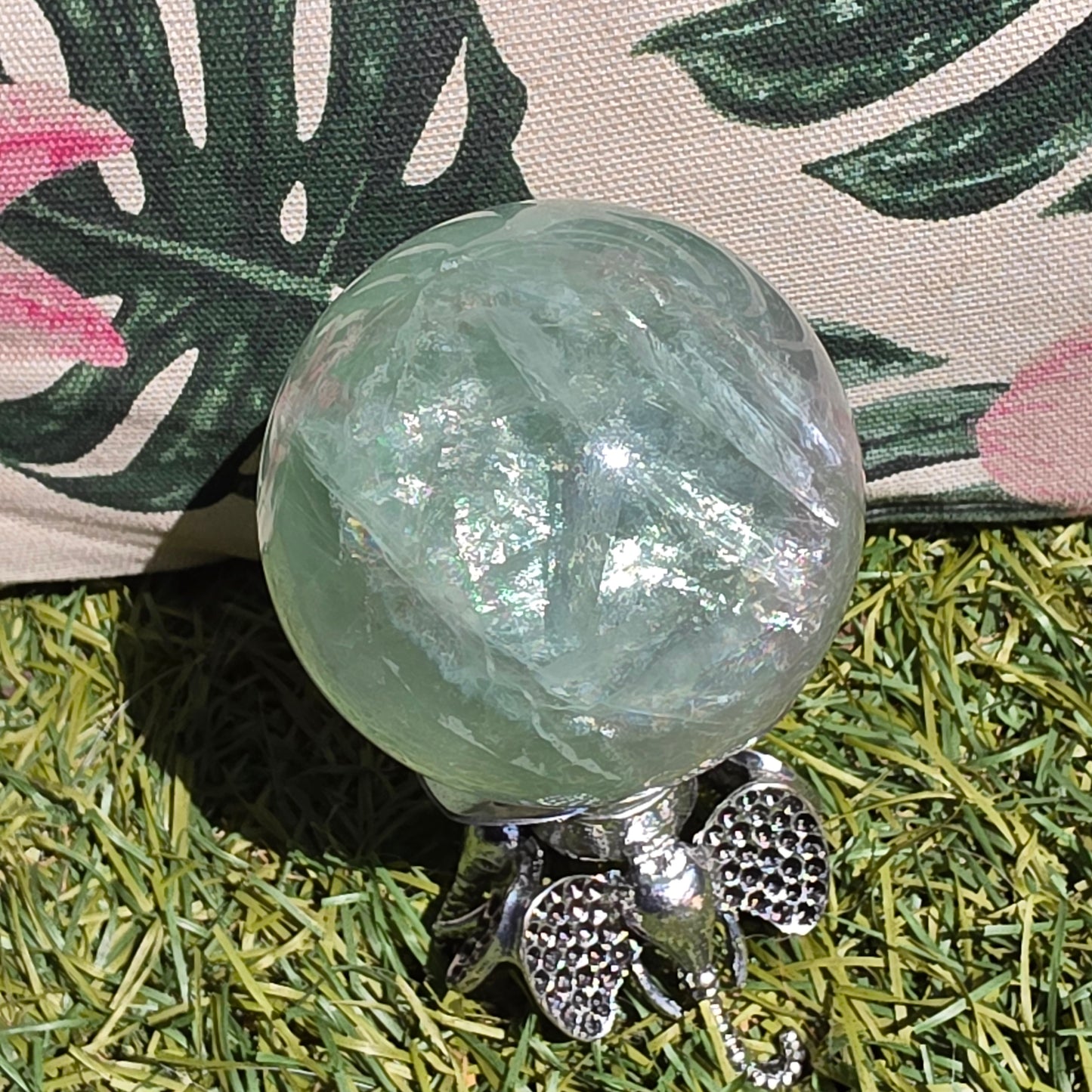 green fluorite sphere 4