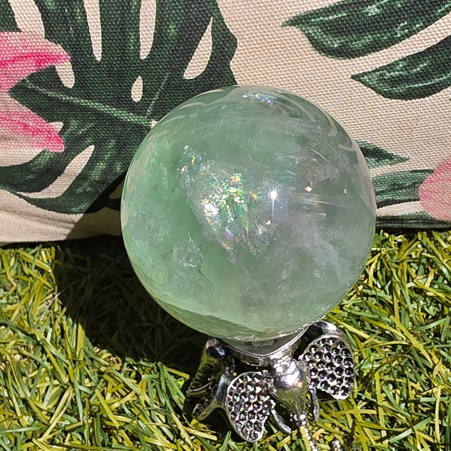 green fluorite sphere 4