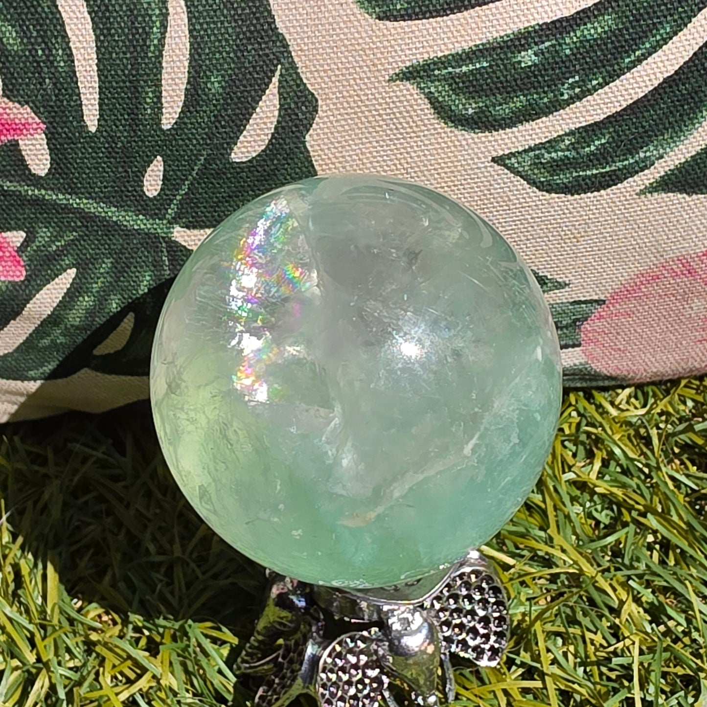 green fluorite sphere 5