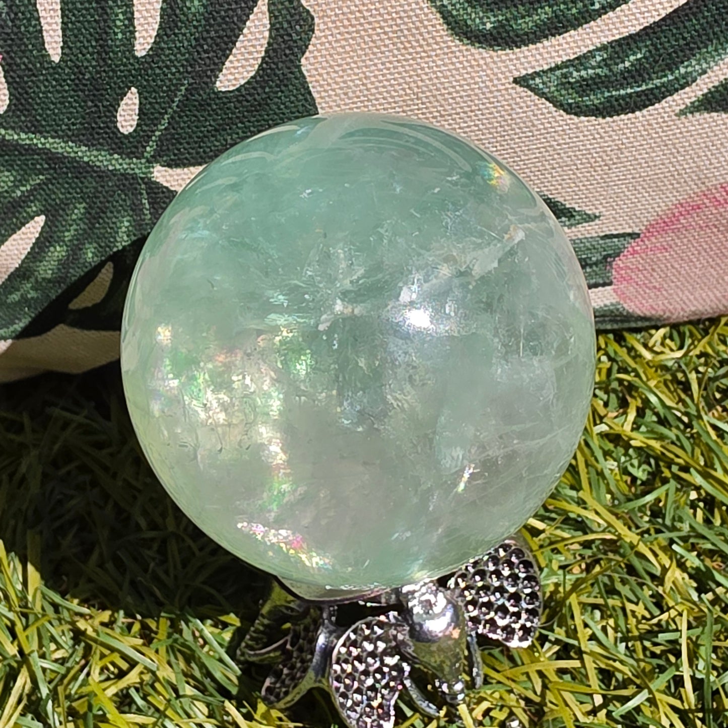 green fluorite sphere 5