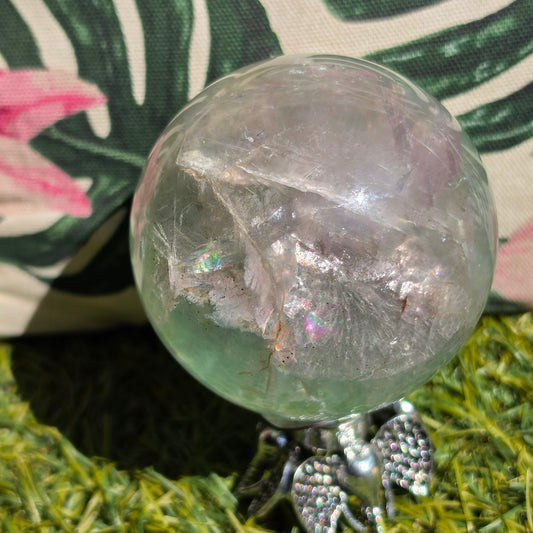 green fluorite sphere 6
