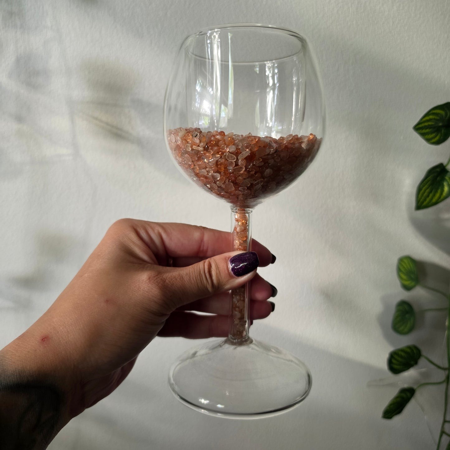Sunstone wineglass