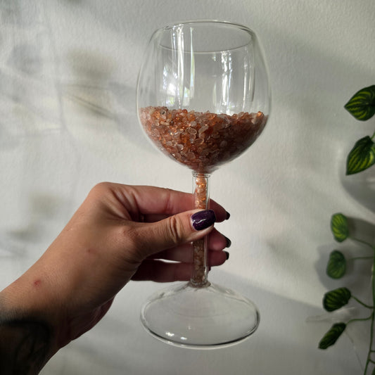 Sunstone wineglass