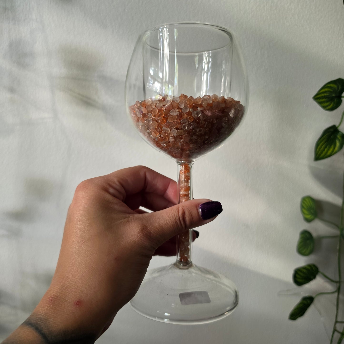Sunstone wineglass