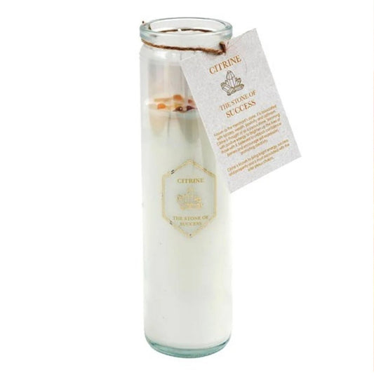 citrine tube candle