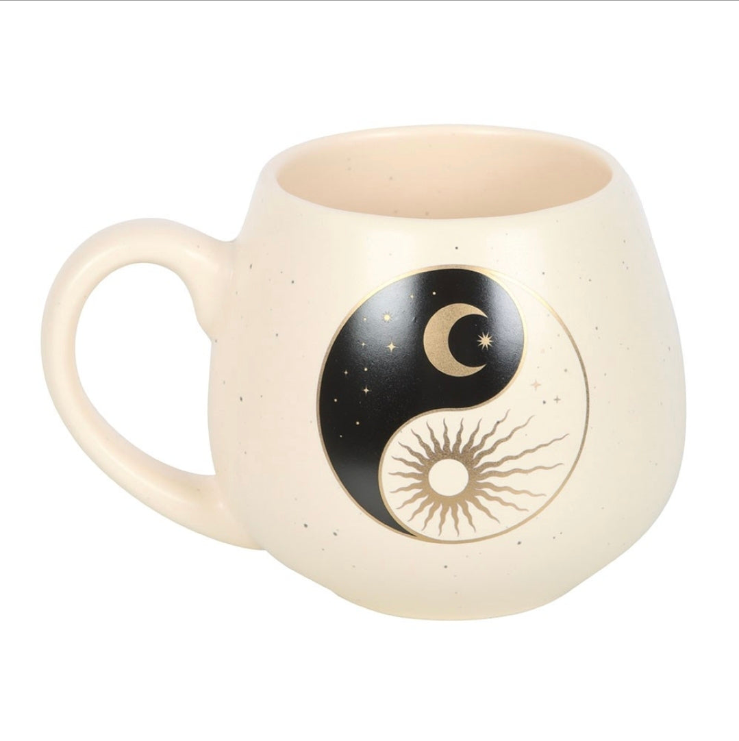 Ying Yang mugg beige