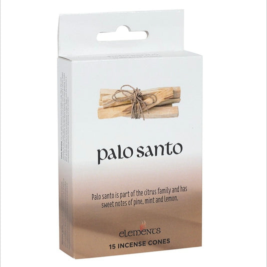 Elements Palo santo incense cones