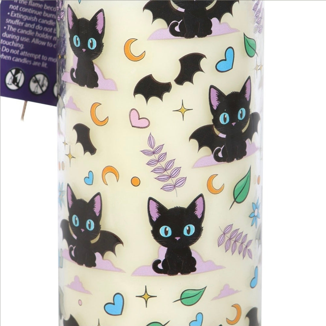 Lavender tube candle