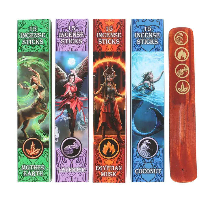 Elemental incense giftset