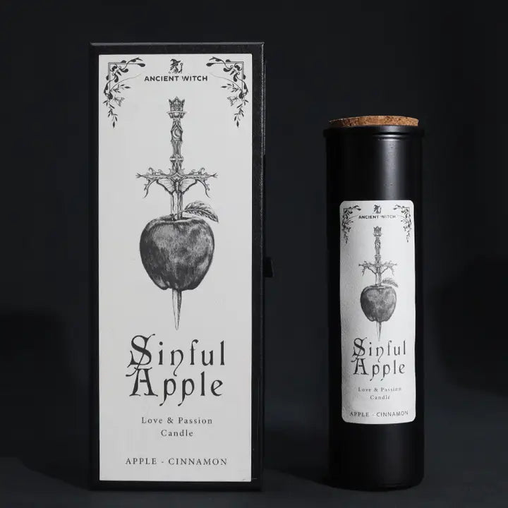 Giftset sinfull apple candle