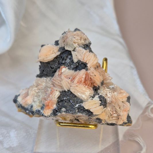 Baryte with galena 12