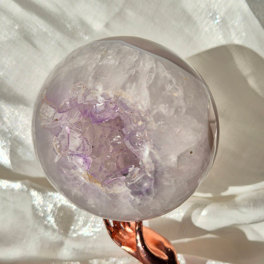 Druzy agate sphere 3
