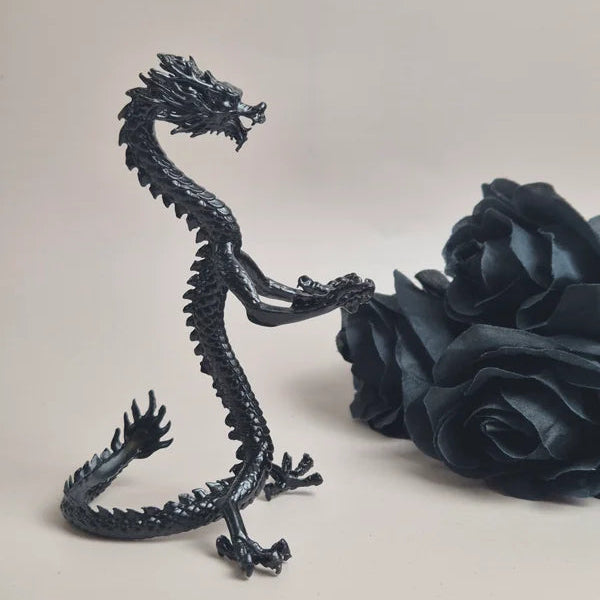 Dragon sphere holder black