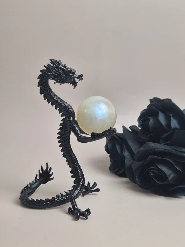 Dragon sphere holder black