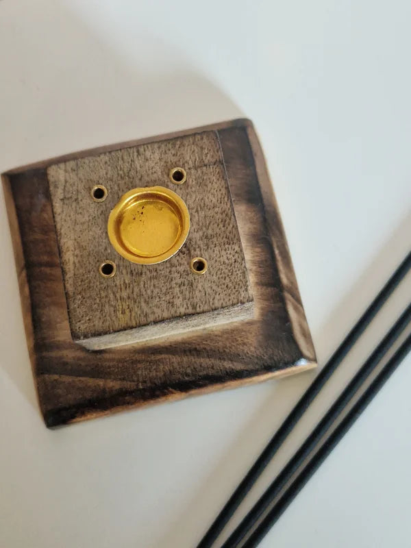 Incense holder elephant wood
