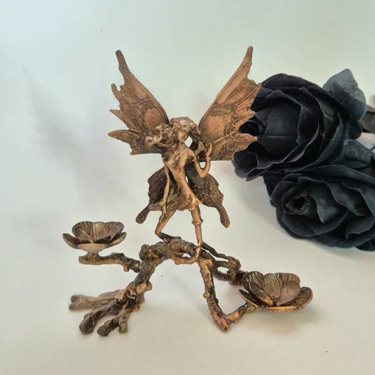 Fairy sphere holder bronze