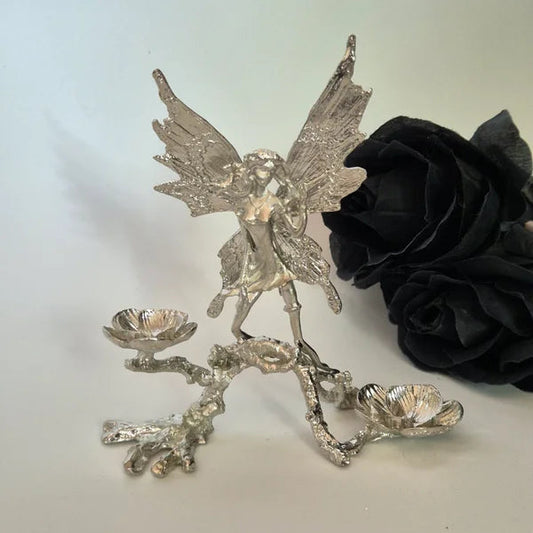 Sphere holder silver fairy