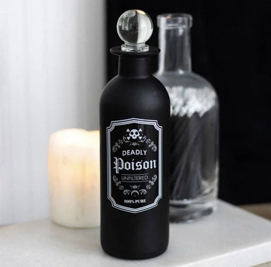 Glass bottle "poison"