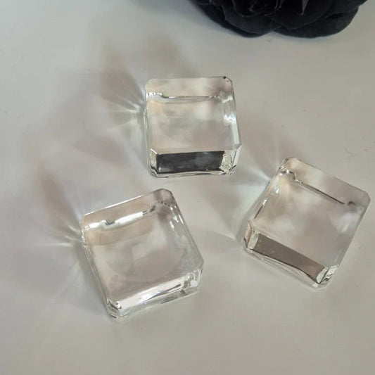 Glass sphere holder normal
