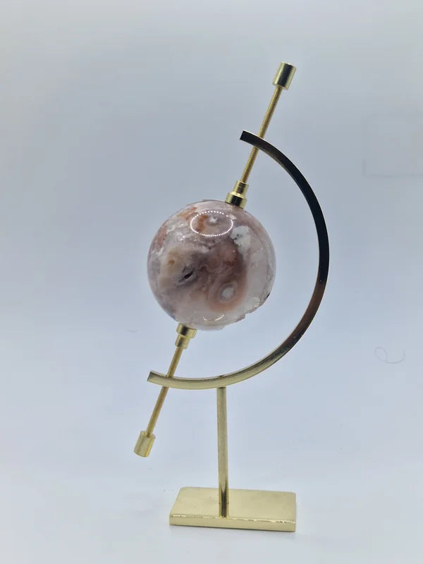 Sphere holder globe gold