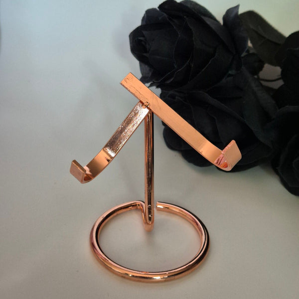Heart stand rosegold middle