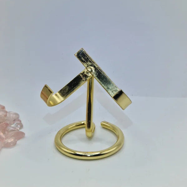 Heart stand gold small