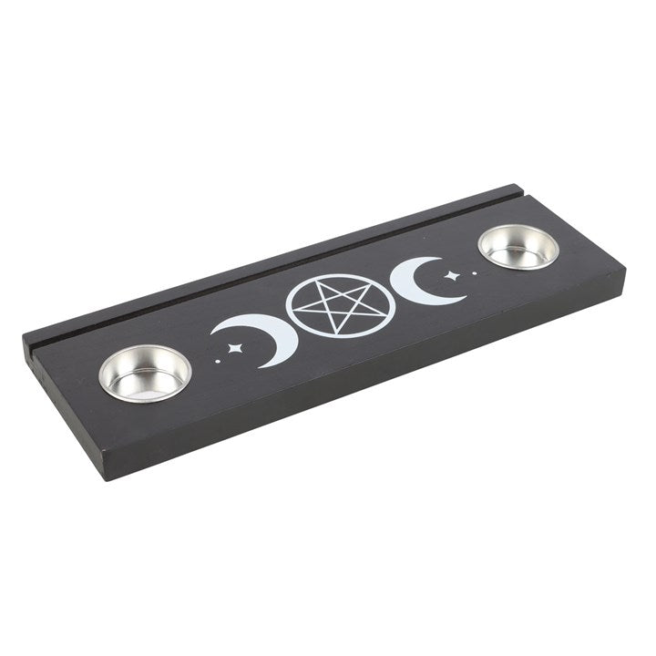 triple moon card holder