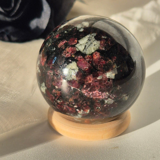 Norwegian Eudialyte sphere 4