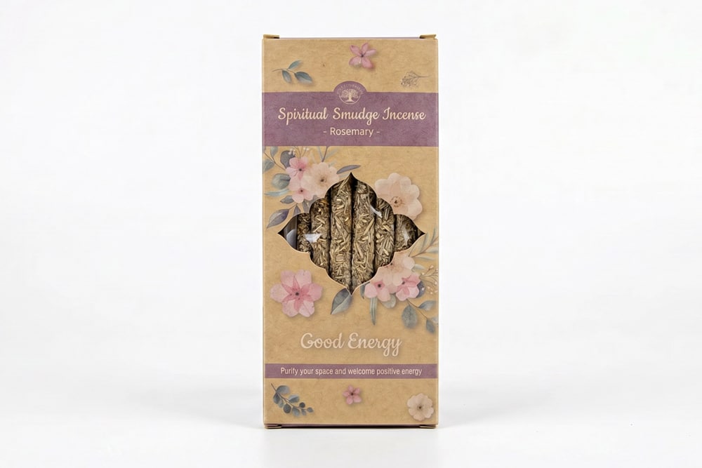 Green tree smudge incense rosemary (good energy)