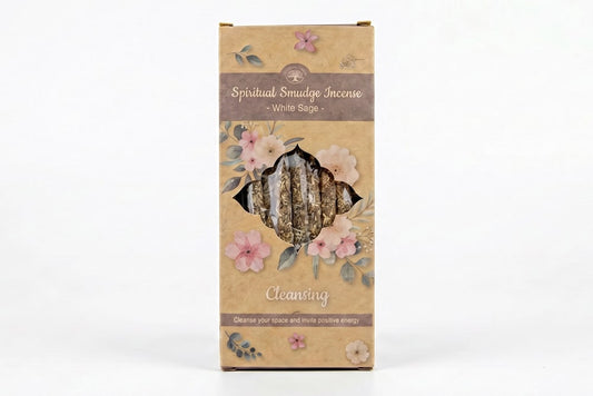 Green tree smudge incense white sage (cleansing)