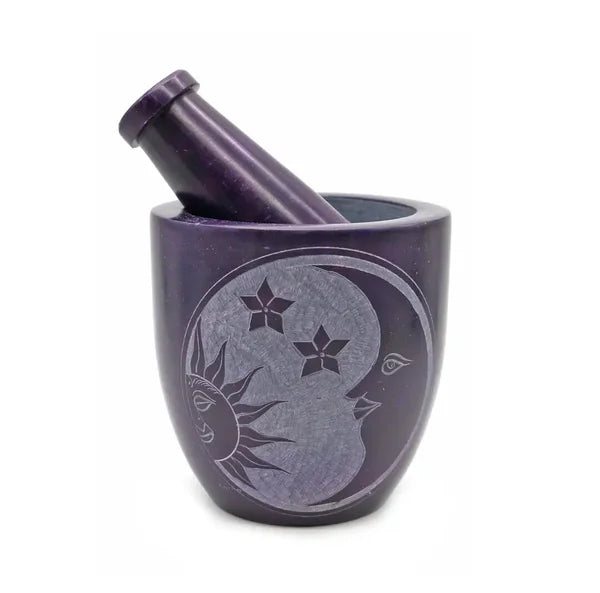 Pestle & morter purple celestial