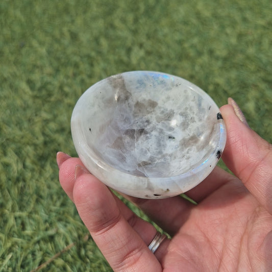 Rainbow moonstone small bowl 278