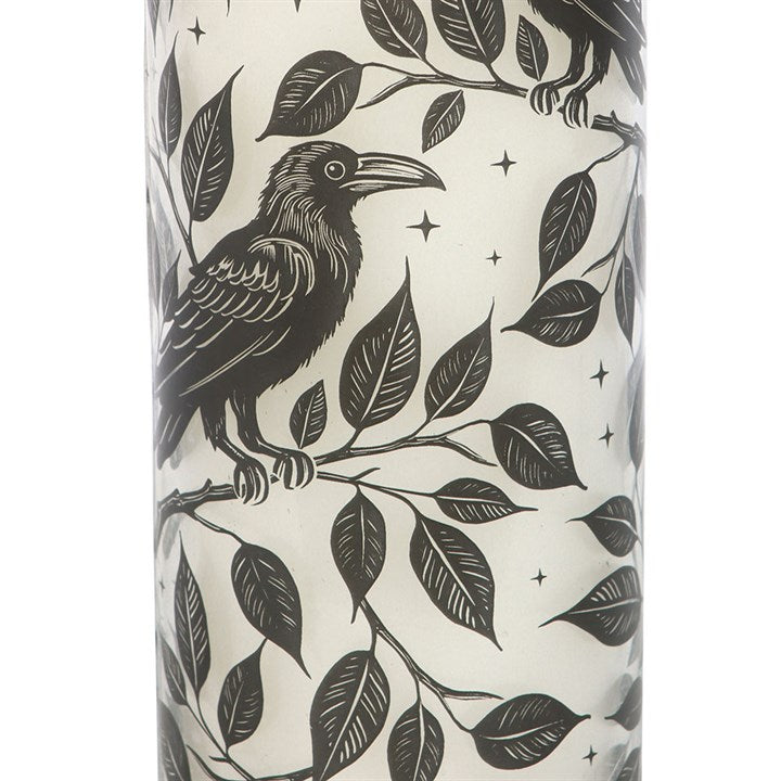 Raven tube candle